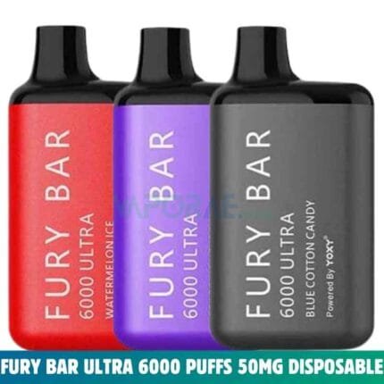 Fury Bar Ultra 6000 Puffs 50MG Disposable Vape in Dubai