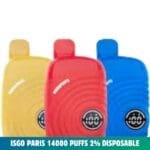 ISGO Paris 14000 Puffs 2% Nicotine Disposable Rechargeable Vape in Dubai