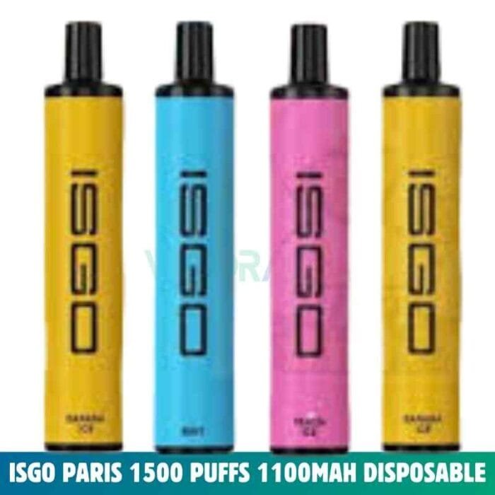 ISGO Paris 1500 Puffs 50mg 1100mAh Disposable Vape In Dubai