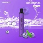 ISGO Paris 1500 Puffs 50mg 1100mAh Disposable Vape In Dubai - Blueberry Ice