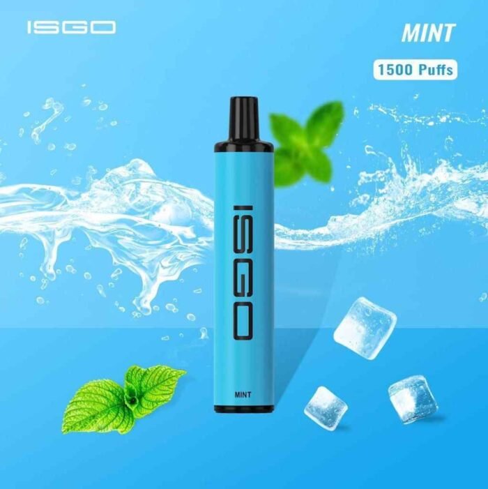 ISGO Paris 1500 Puffs 50mg 1100mAh Disposable Vape In Dubai - Mint