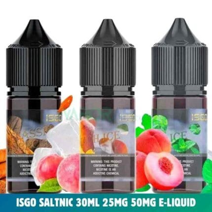 ISGO Saltnic 30ML 25MG 50MG E-liquid in Dubai