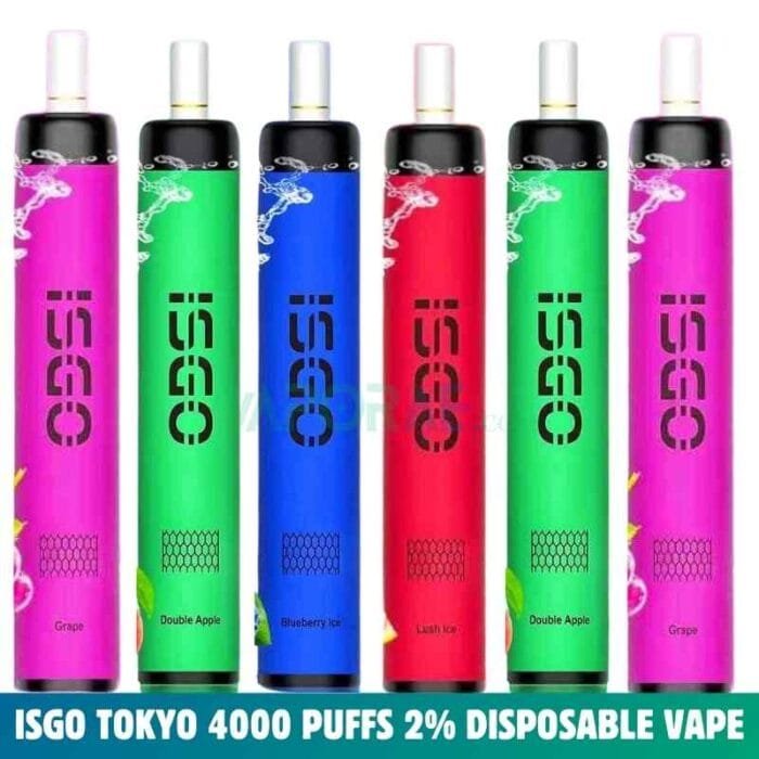 ISGO Tokyo 4000 Puffs 2% Nicotine Disposable Vape In Dubai