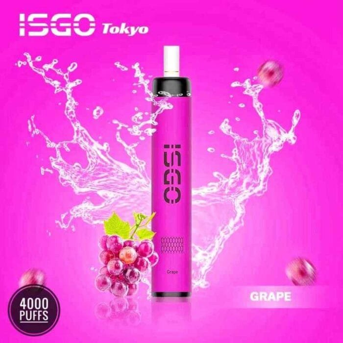 ISGO Tokyo 4000 Puffs 2% Nicotine Disposable Vape In Dubai - Grape