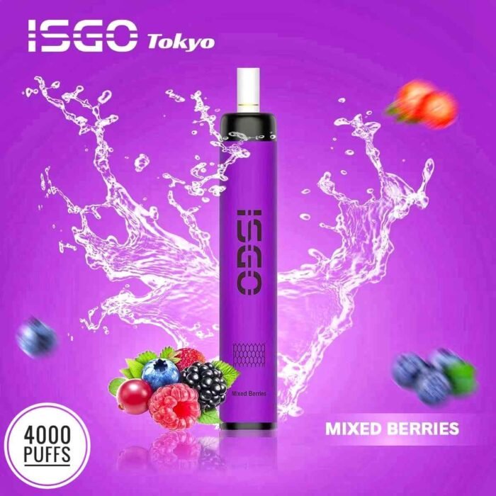 ISGO Tokyo 4000 Puffs 2% Nicotine Disposable Vape In Dubai - Mixed Berries