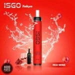 ISGO Tokyo 4000 Puffs 2% Nicotine Disposable Vape In Dubai - Red Wine