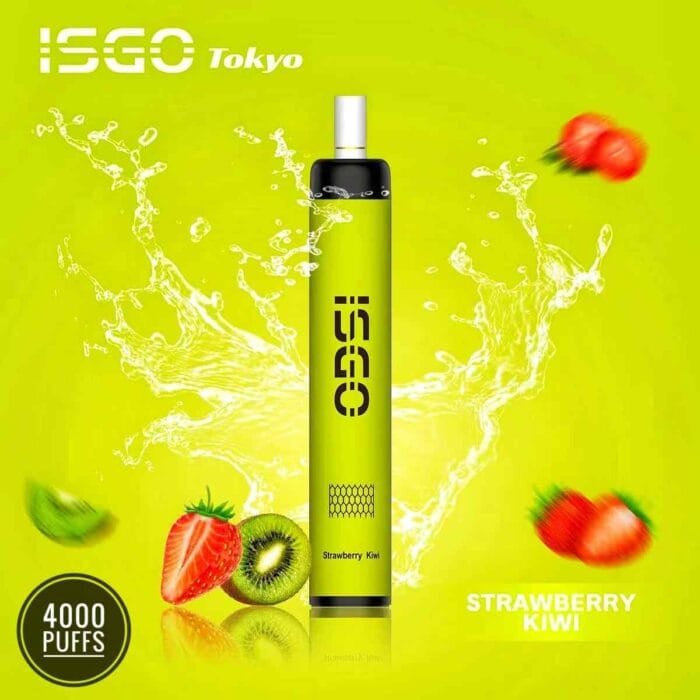 ISGO Tokyo 4000 Puffs 2% Nicotine Disposable Vape In Dubai - Strawberry Kiwi