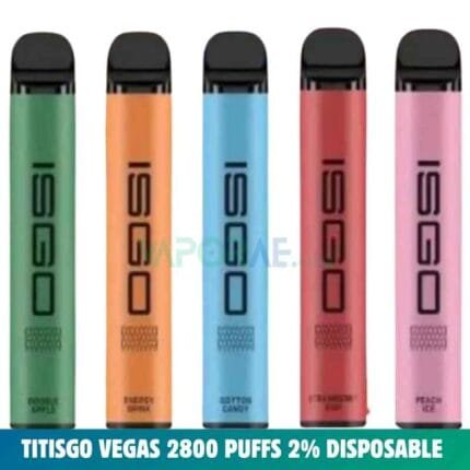 ISGO Vegas 2800 Puffs 2% Nicotine Disposable Vape in Dubai