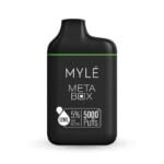 MYLE Meta Box 5000 Puffs 2% & 5% Nicotine Disposable Vape Price in Dubai - Iced Apple