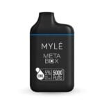 MYLE Meta Box 5000 Puffs 2% & 5% Nicotine Disposable Vape Price in Dubai - Iced Blue Razz