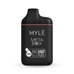 MYLE Meta Box 5000 Puffs 2% & 5% Nicotine Disposable Vape Price in Dubai - Strawberry Colada