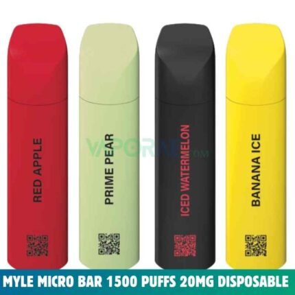 MYLE Micro Bar 1500 Puffs 20 MG Disposable Vape Price in UAE