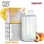 PODSALT PEARL PRO 10000 Puffs Price in Dubai PEACH MANGO