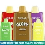 VABAR Glory 7000 Puffs 2% & 5% Nicotine Disposable Vape in Dubai