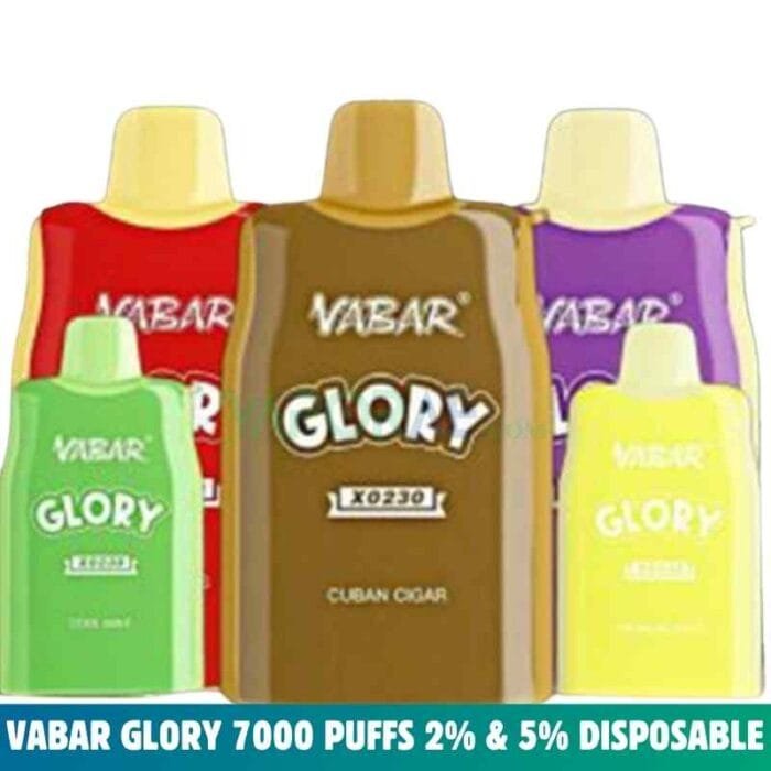 VABAR Glory 7000 Puffs 2% & 5% Nicotine Disposable Vape in Dubai