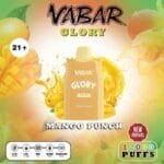 VABAR Glory 7000 Puffs 2% & 5% Nicotine Disposable Vape in Dubai - Mango Punch