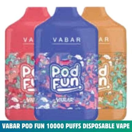 VABAR Pod Fun Extra Pod 2% & 5% 10000 puffs Disposable Vape in Dubai