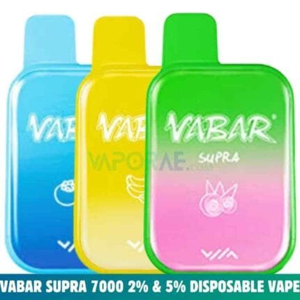 VABAR Supra 7000 Puffs 2% & 5% Nicotine Disposable Vape in Dubai