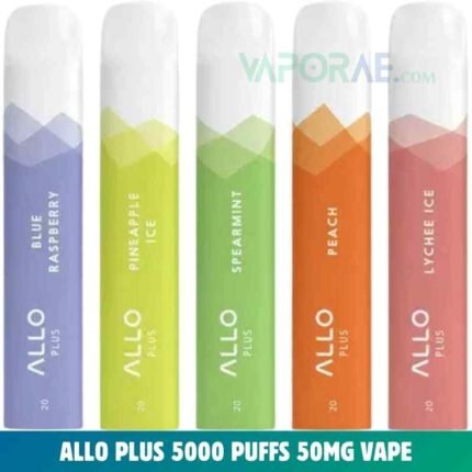 ALLO Plus 5000 Puffs 50mg Disposable Vape in Dubai, UAE