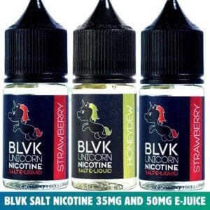 BLVK Salt Nicotine 35mg and 50mg E-juice in Dubai, UAE