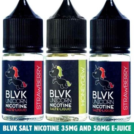 BLVK Salt Nicotine 35mg and 50mg E-juice in Dubai, UAE