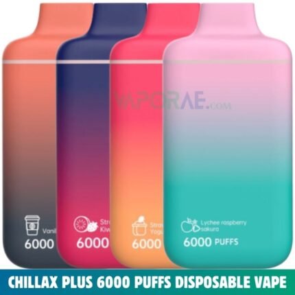 CHILLAX Plus 6000 Puffs 2% Nicotine Disposable Vap