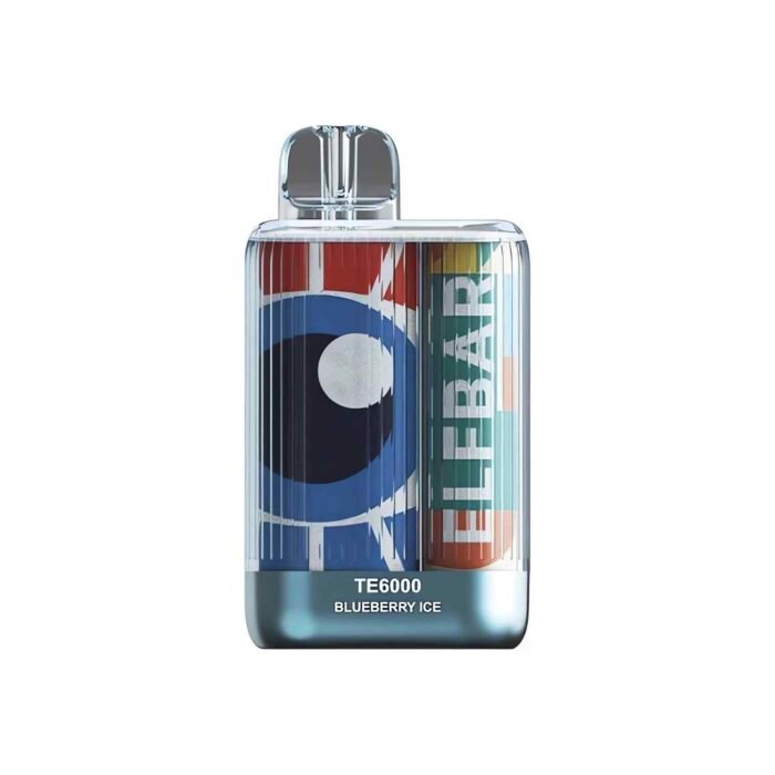 ELF BAR TE6000 Puffs Disposable Vape blueberry-ice