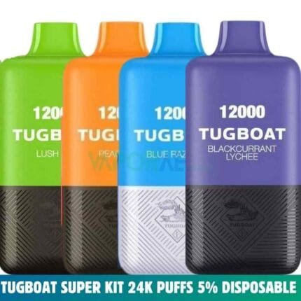 TUGBOAT Super Kit 24000 Puffs 5% Nicotine Disposable Vape in Dubai