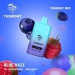 Tugboat Box 6000 Puffs 2% & 5% Disposable Rechargeable vape in Dubai - BLUE RAZZ