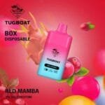 Tugboat Box 6000 Puffs 2% & 5% Disposable Rechargeable vape in Dubai - RED MAMBA