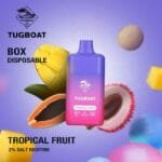 Tugboat Box 6000 Puffs 2% & 5% Disposable Rechargeable vape in Dubai - TROPICAL FRUIT