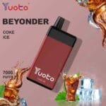 YUOTO Beyonder 7000 Puffs 50mg Disposable Rechargeable Vape in Dubai - COKE ICE