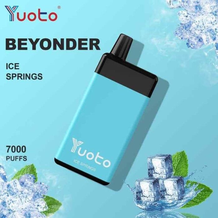 YUOTO Beyonder 7000 Puffs 50mg Disposable Rechargeable Vape in Dubai - ICE SPRINGS