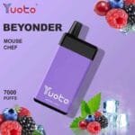 YUOTO Beyonder 7000 Puffs 50mg Disposable Rechargeable Vape in Dubai MOUSE CHEF