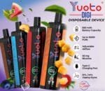 YUOTO Digi 15000 Puffs 20MG & 50MG Disposable Vape in Dubai