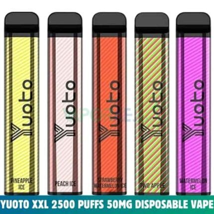 YUOTO XXL 2500 Puffs 50mg Disposable Vape in Dubai