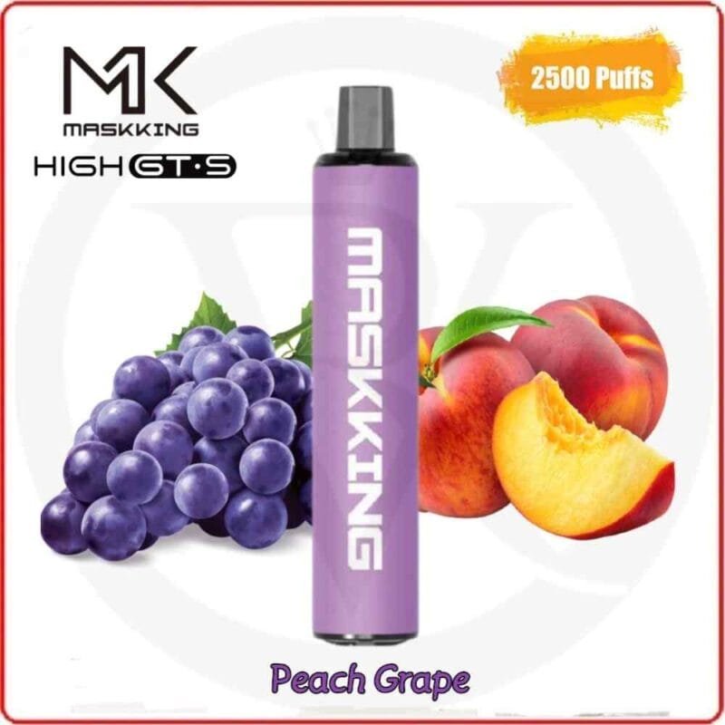 MASKKING High GTS 2500 Puffs Disposable Vape In Dubai - PEACH GRAPE