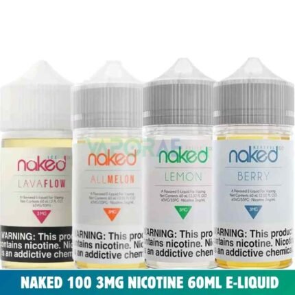 NAKED 100 3MG Nicotine 60ML E-LIQUID In Dubai.