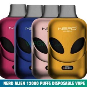 NERD Alien 12000 Puffs 20MG Disposable Vape in Dubai