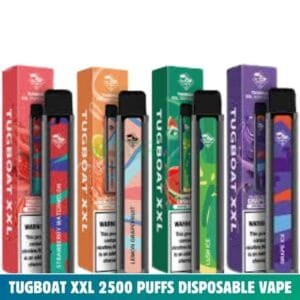 Tugboat XXL 2500 Puffs 50MG Nicotine Disposable Vape In Dubai