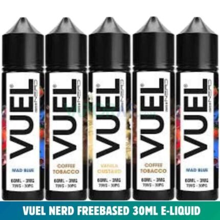 VUEL NERD Freebased 30ml E-liquid in Dubai