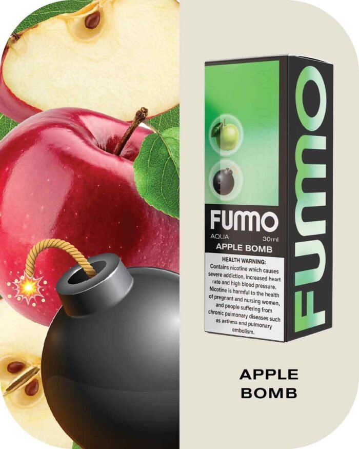 FUMMO Aqua Saltnics 20MG Price in Dubai Apple Bomb