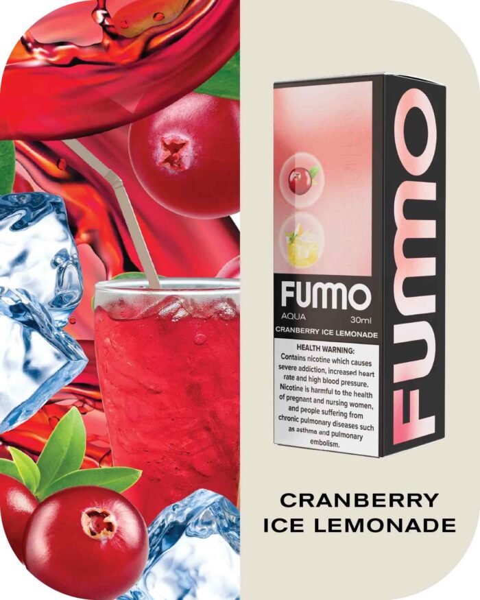 FUMMO Aqua Saltnics 20MG Price in Dubai Cranberry Ice Lemonade