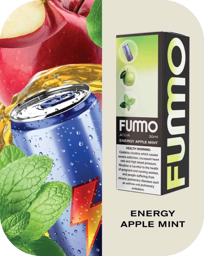 FUMMO Aqua Saltnics 20MG Price in Dubai Energy Apple Mint