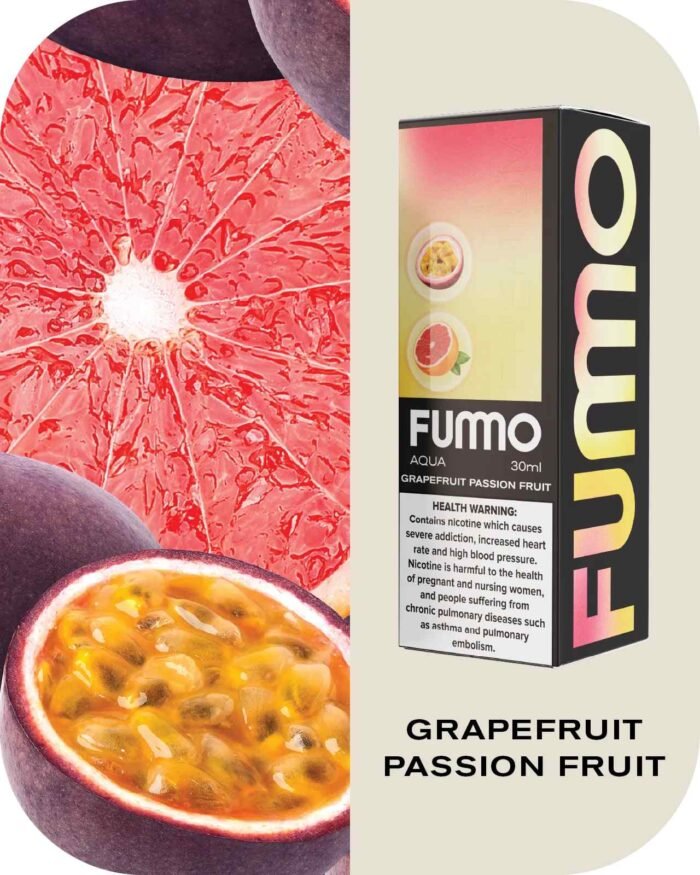 FUMMO Aqua Saltnics 20MG Price in Dubai Grapefruit Passion Fruit