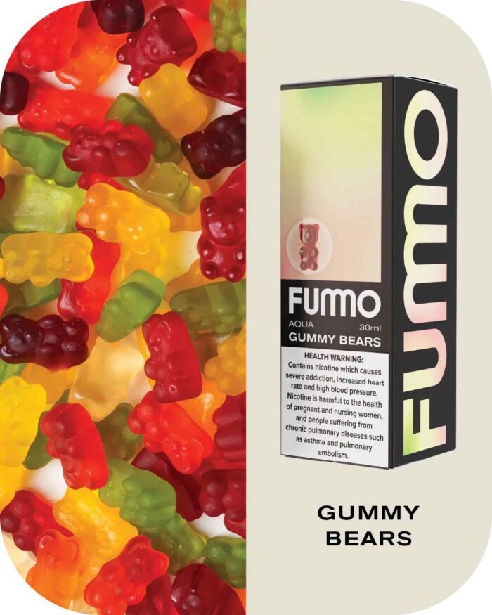 FUMMO Aqua Saltnics 20MG Price in Dubai Gummy Bears