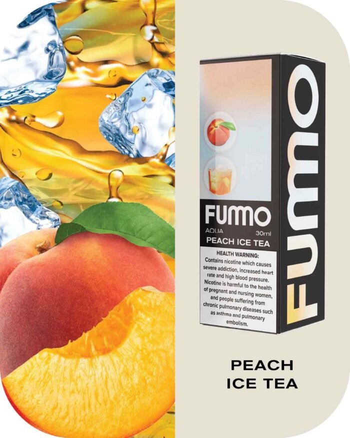 FUMMO Aqua Saltnics 20MG Price in Dubai Peach Ice Tea