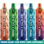 FUMMO Glaze 4500 Puffs 20MG Disposable Vape in Dubai