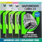 VAPORESSO LUXE X PODS, XR PODS, XR MAX PODS, XR PRO PODS