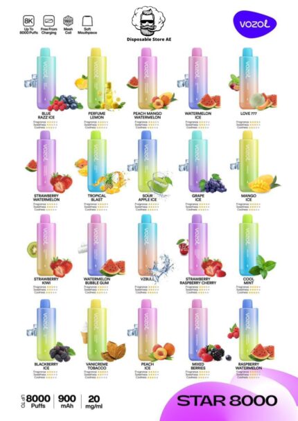 VOZOL Star 8000 Puffs